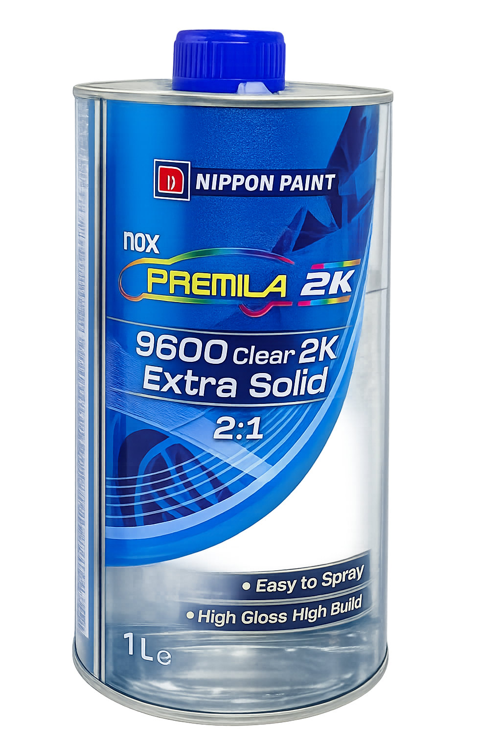 Nippon Premila 2K Lacquer 9600 Plus — Clear Coat (1 Litre)