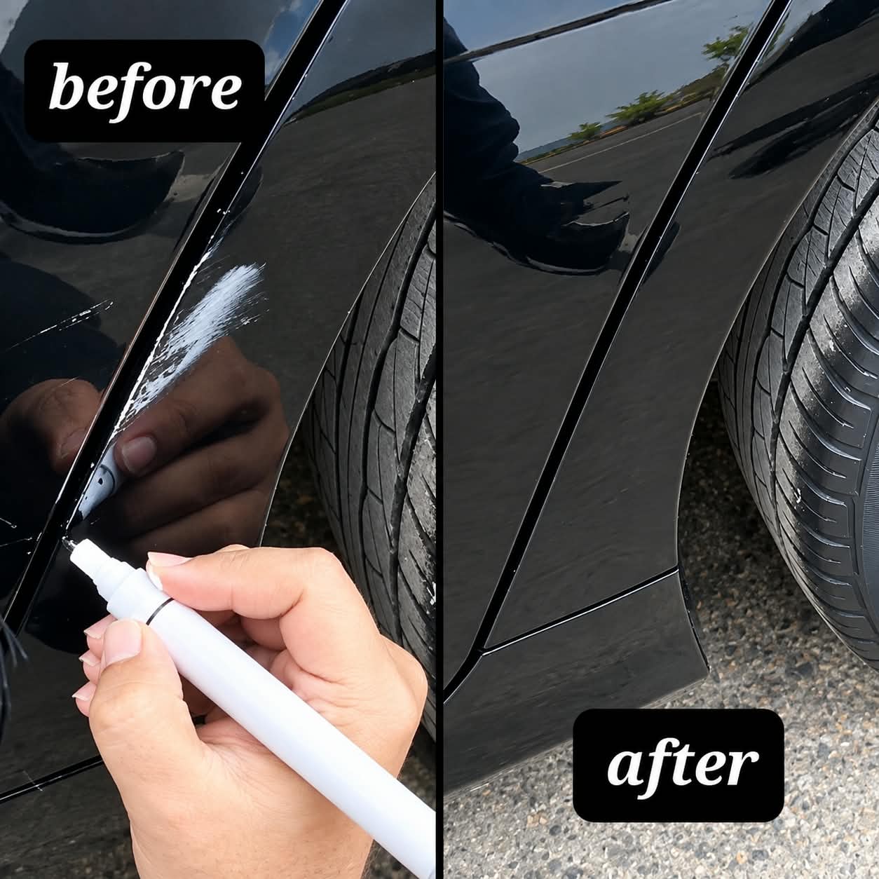Crono automotive touch up paint pen marker for car scratches